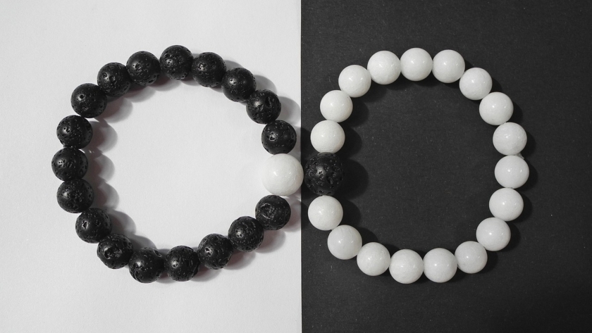 bracelet, jin jang, yin-yang